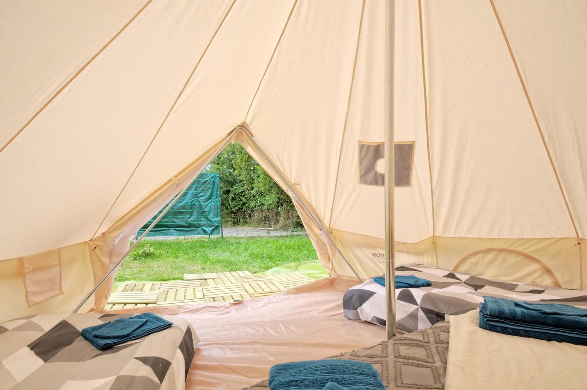 Tipi Experience L'Echappee Belle Hotell Saint-Maudez Eksteriør bilde