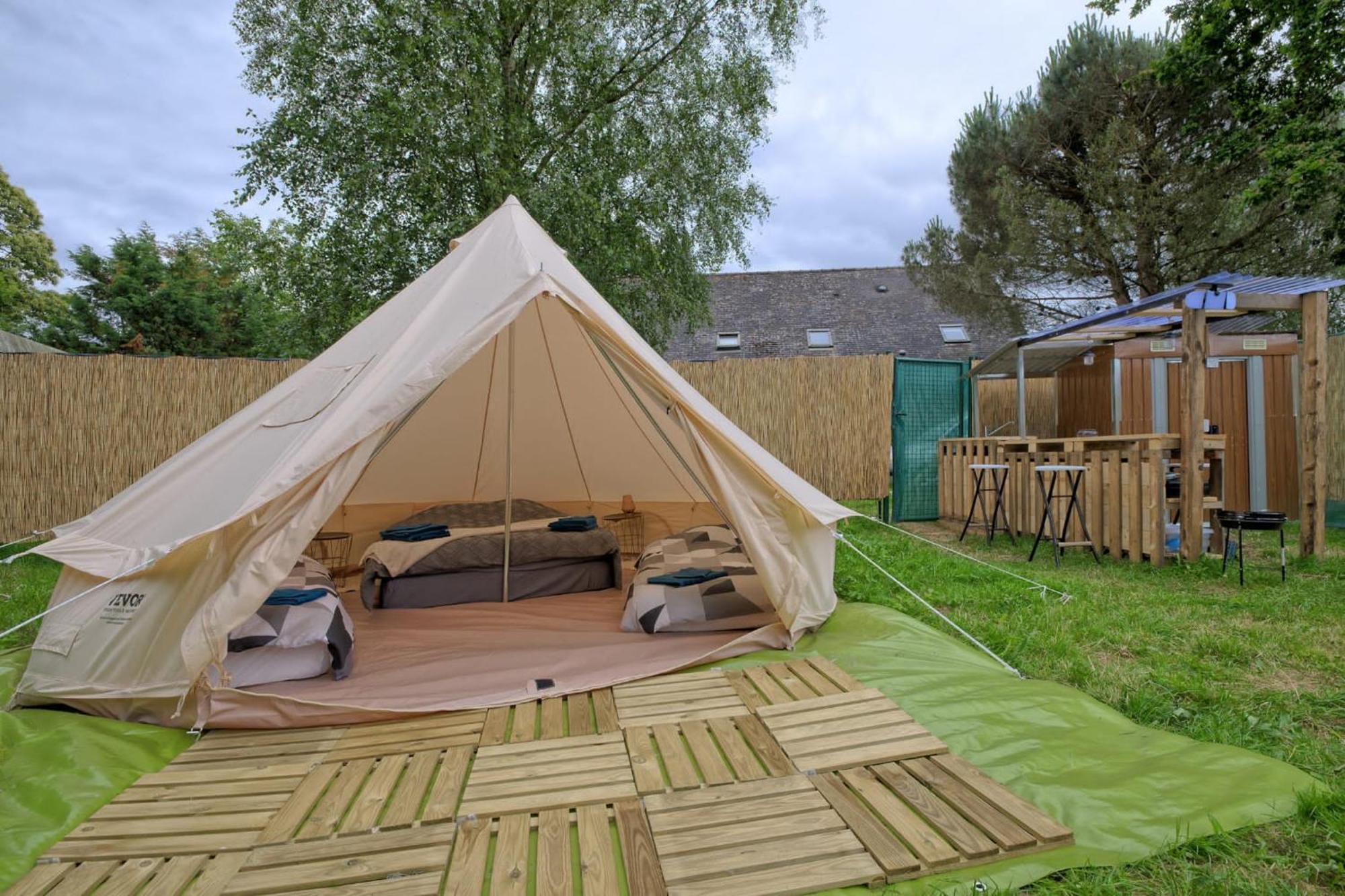 Tipi Experience L'Echappee Belle Hotell Saint-Maudez Eksteriør bilde